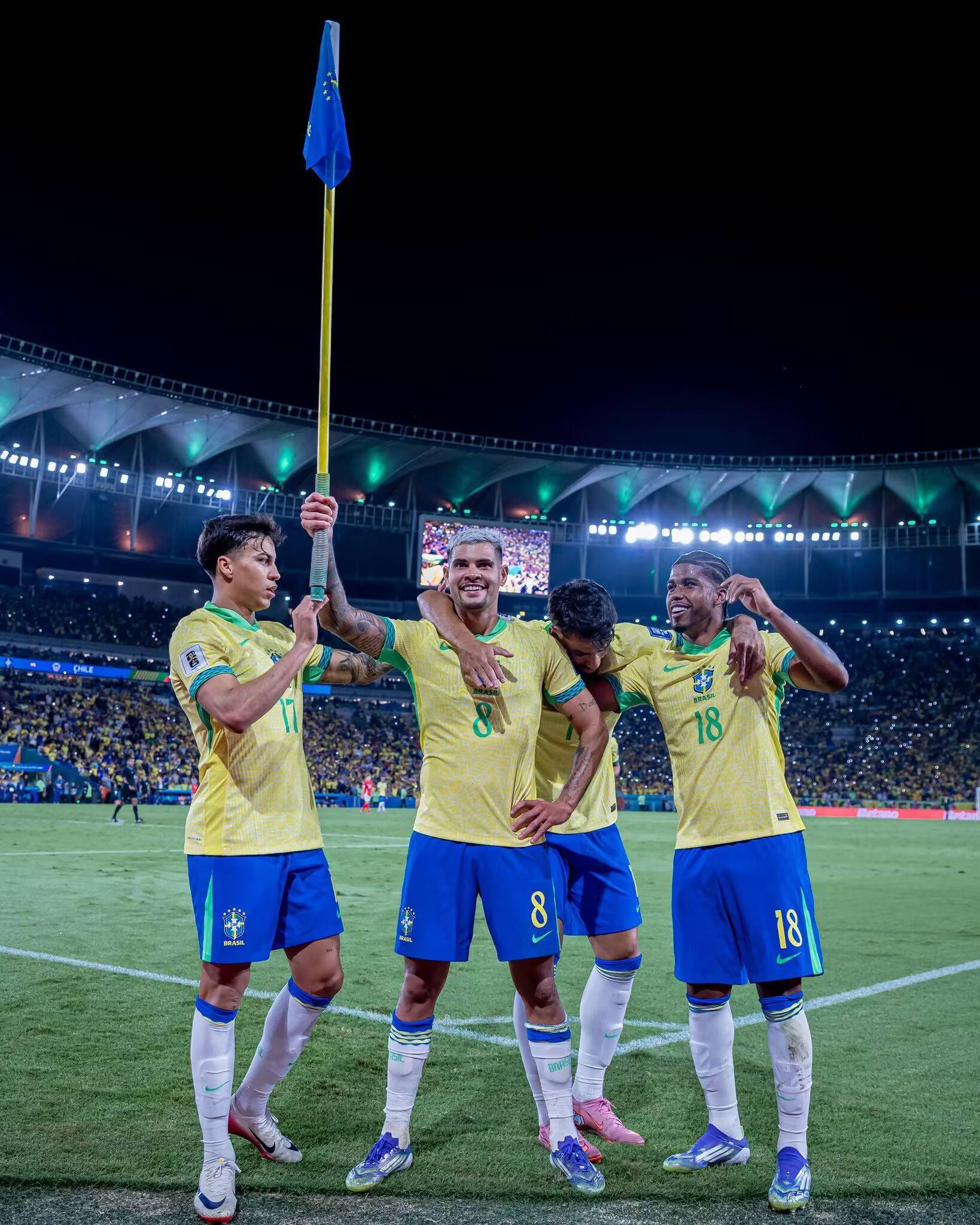 皇冠信用盘开户_世预赛-埃斯特旺倒钩破门恩里克策动两球 巴西3-0智利