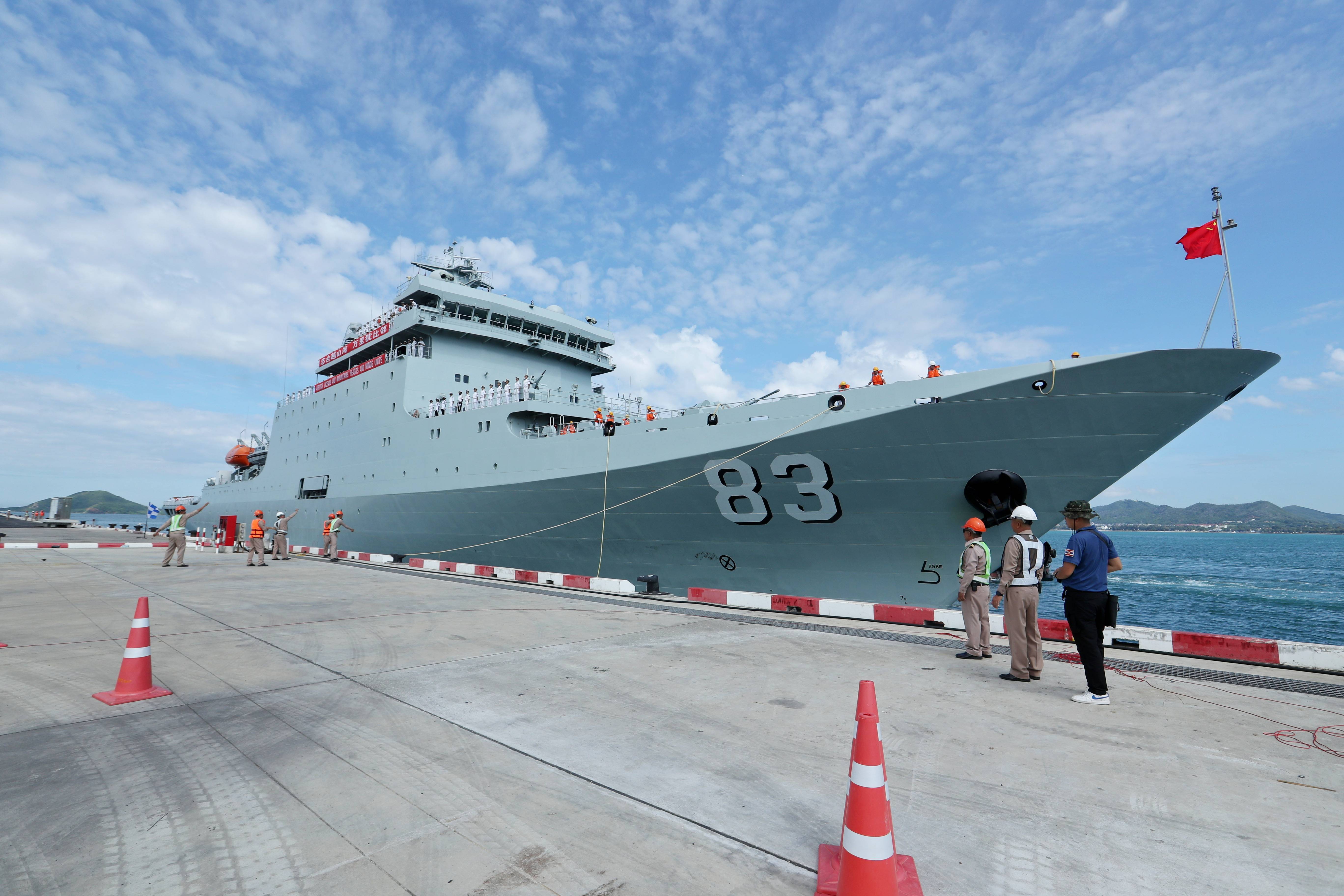 皇冠皇冠代理平台_海军83舰编队抵达泰国进行友好访问